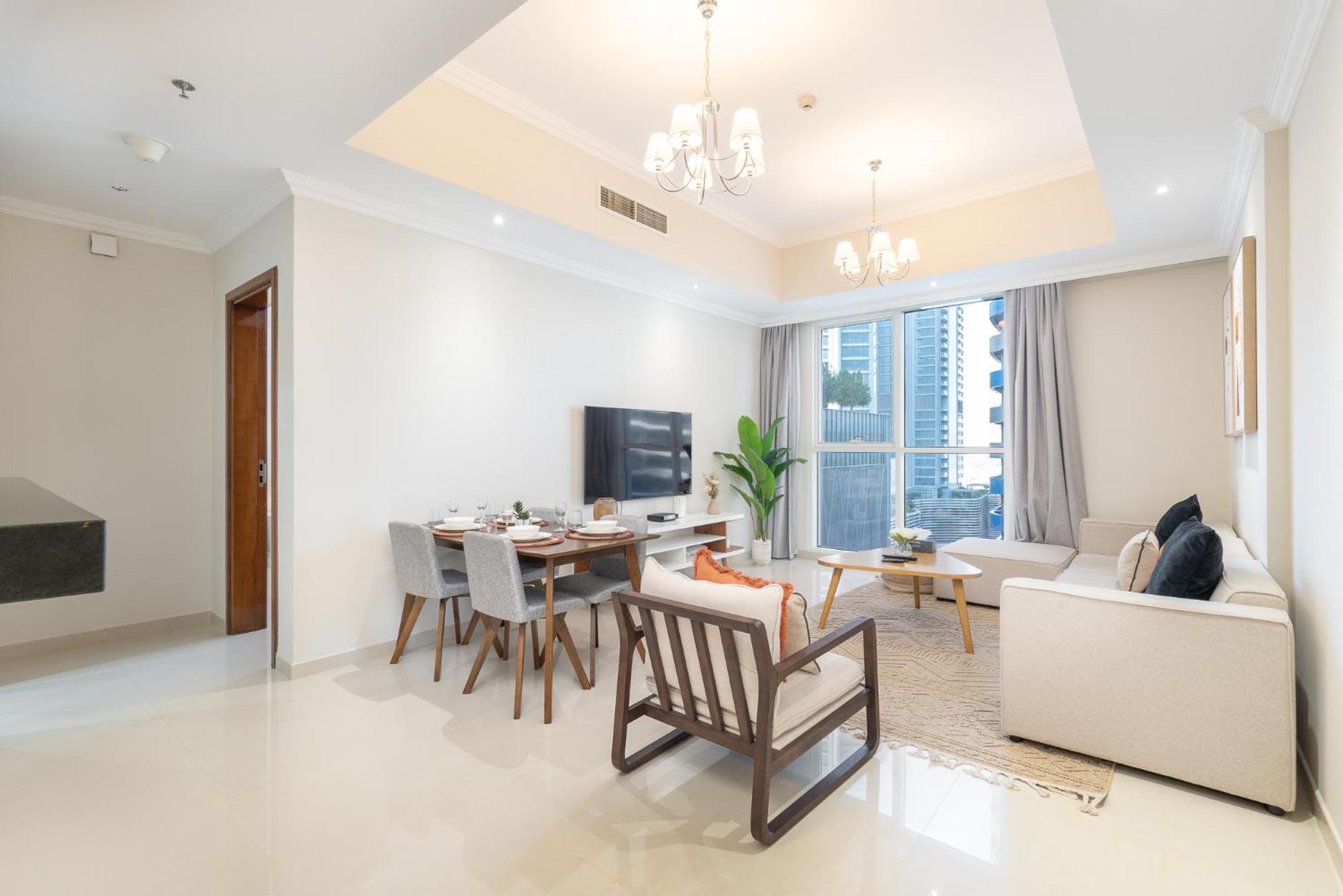 Heaven Crest Vacation Homes Downtown - Studio And 1 Bedroom Suites 2 Minute Walk To Dubai Mall And Burj Khalifa Zewnętrze zdjęcie