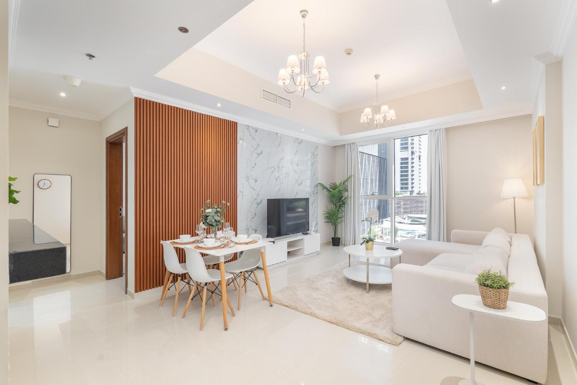 Heaven Crest Vacation Homes Downtown - Studio And 1 Bedroom Suites 2 Minute Walk To Dubai Mall And Burj Khalifa Zewnętrze zdjęcie